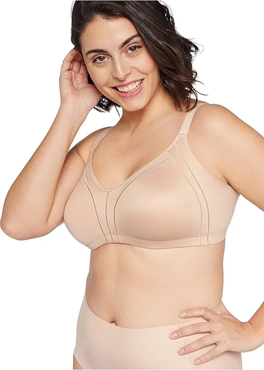 lace trim bra for weddingsNaturana Wireless 5632