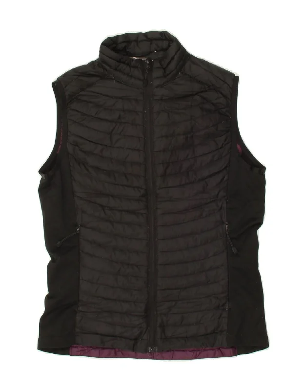 Women's Coats with Fur Trimmed BeltEDDIE BAUER Womens Padded Gilet UK 6 XS Black Polyester