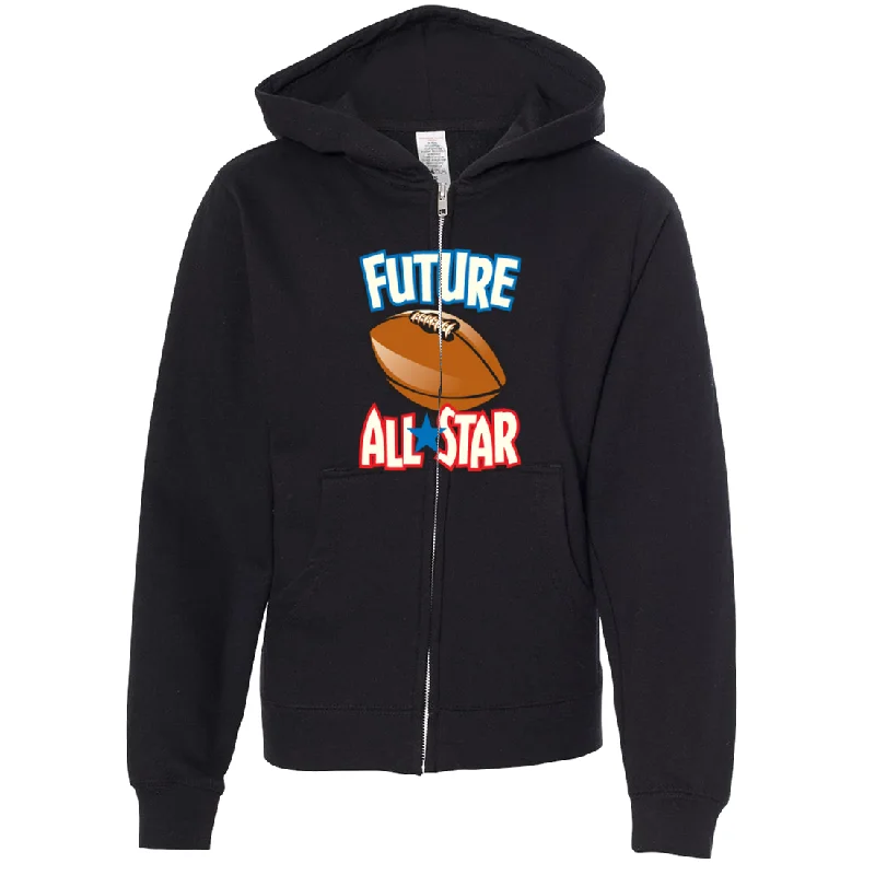 Women's Hooded Sweatshirts with Chevron LiningFuture Football All Star Premium Youth Zip-Up Hoodie