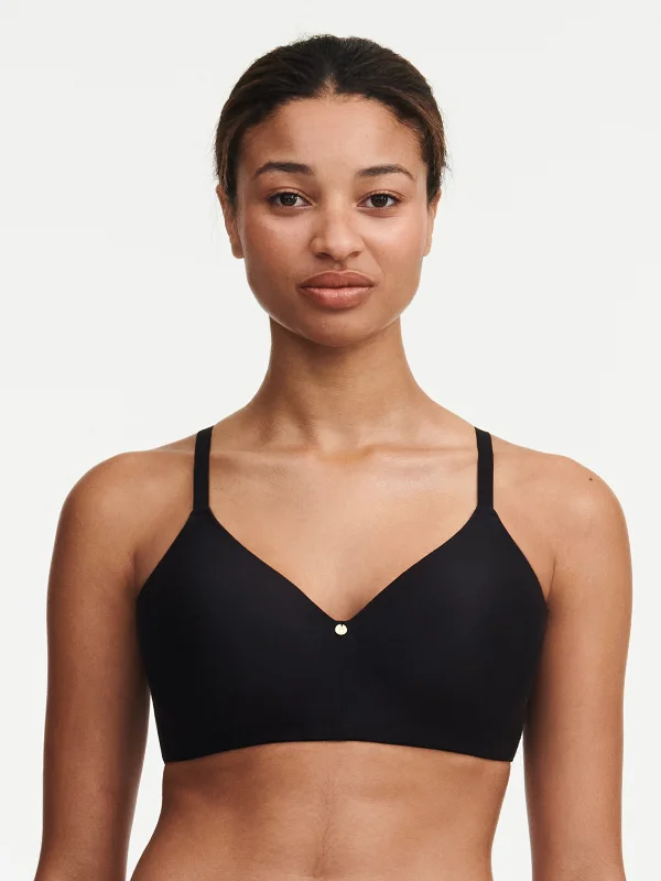 high-support sports bra for yogaC Jolie Wirefree T-Shirt Bra - Black