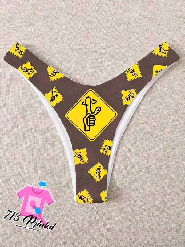 women's underwear with built-in shapewearCustom funny logo Thong bikini With Your Words Custom Printed Sexy Fun Funny Customized Panties Lingerie