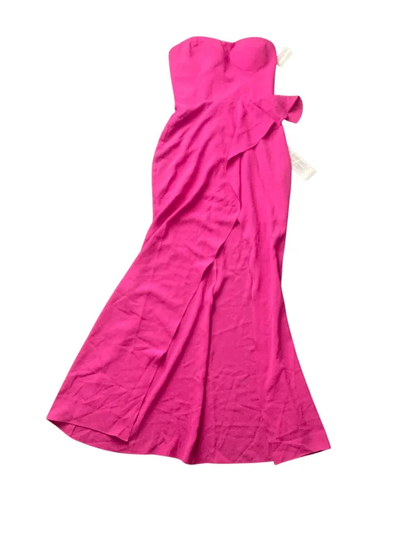 Women's Keyhole Collar DressesDress Party Long By Dress The Population In Pink, Size: S