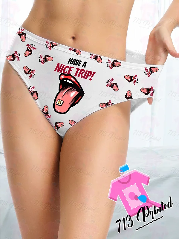 cotton-blend briefs with a moisture-wicking finishCustom funny logo  pantie   With Your letter Custom Printed Sexy Fun Funny Customized   Lingerie