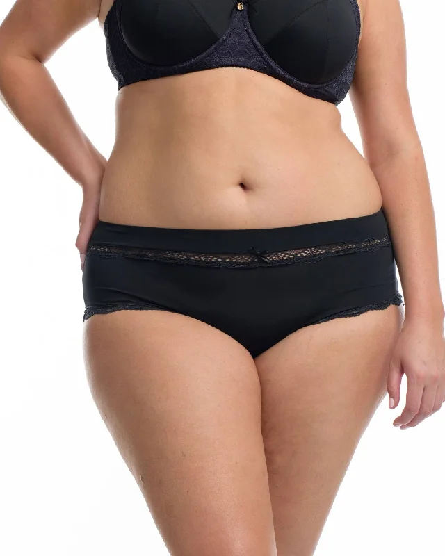 plus-size lace hipster panties with a tummy tuckerTHE CLASSIC BRIEF