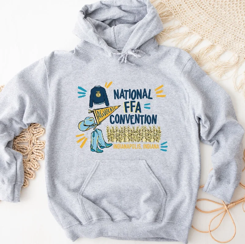 Women's Hooded Sweatshirts with Corduroy LiningNational FFA Convention Western Stripes Hoodie (S-3XL) Unisex - Multiple Colors!