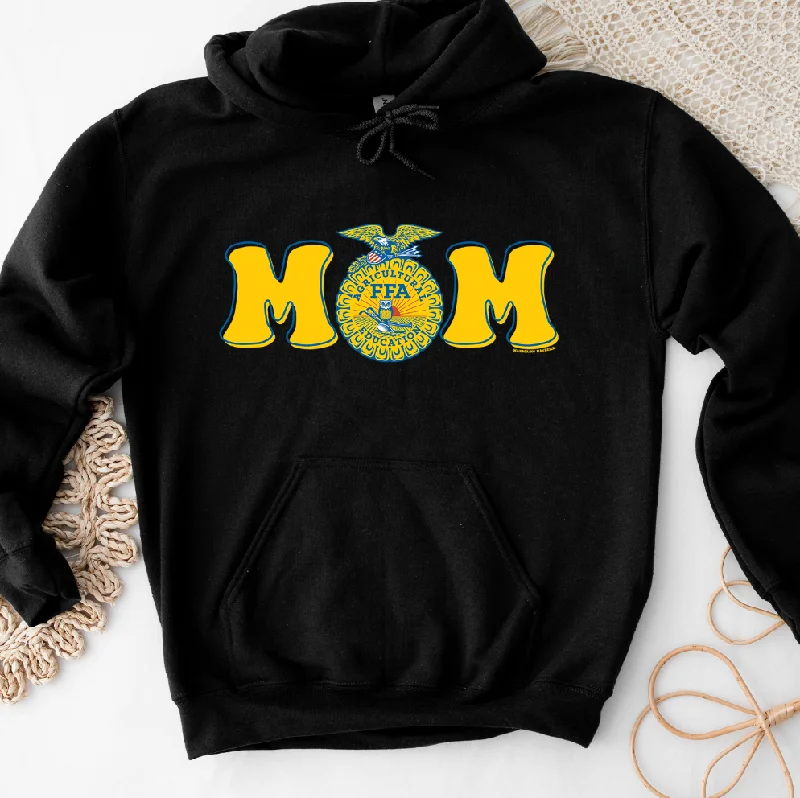 Women's Hooded Sweatshirts with Tie-Dye LiningFFA Mom Emblem Hoodie (S-3XL) Unisex - Multiple Colors!