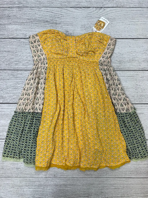 Women's Bell-Sleeve DressesNew! Yellow Dress Casual Short Free People, Size L