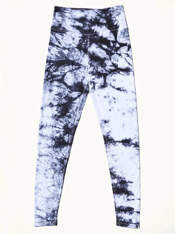 women's pajamas with a touch of whimsical funALAMAE Women's Dani Tie-Dye Legging in Black