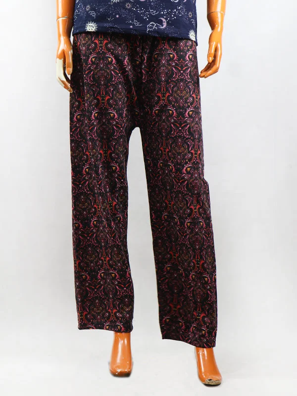 women's cotton pajama setsLadies Casual Trouser Design Red