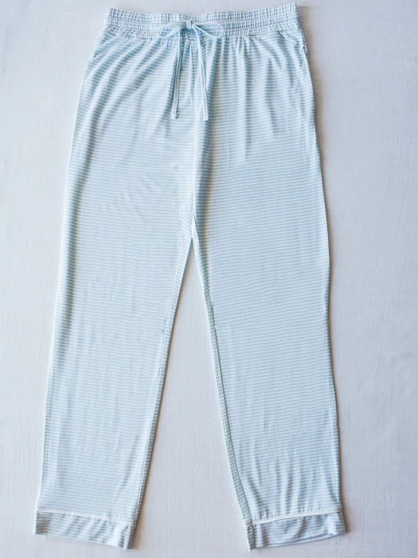 affordable women's pajama setsMen's Cloud Lounge Pants - Sky Blue Stripes