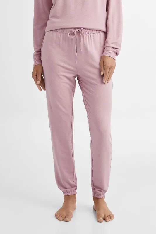 women's pajamas with adjustable waistbandsPantalon jogger pyjama - Femme