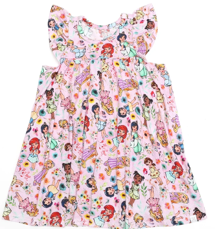 women's pajamas with cozy footiesFan Favorites Little Princess - Girls Bamboo Slumber Dress